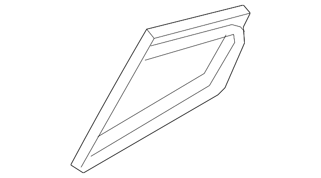 BHN9-72-651 Деталь GLASS W'STRIP, RIGHT