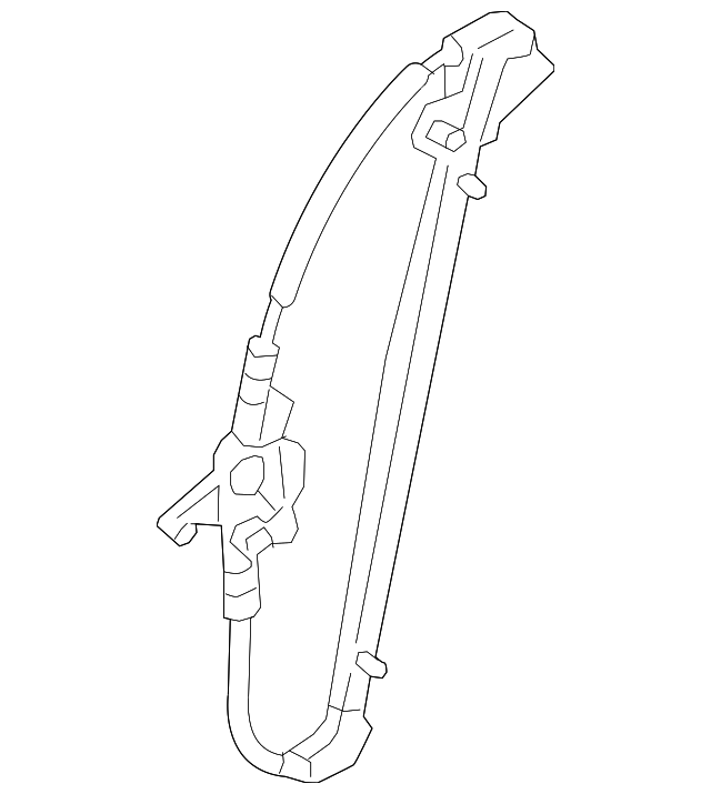 BHN9-72-590A Деталь WINDOW REGULATOR, RIGHT