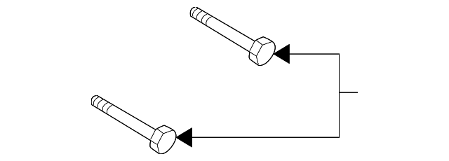 000960-016105 Деталь RADIUS ARM BOLT, LEFT