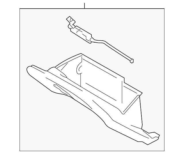 68500JK60B Деталь GLOVE BOX DOOR