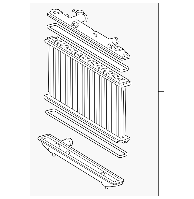 16400-36070 Деталь RADIATOR ASSY