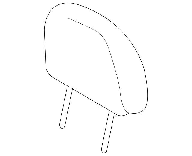 EF94-88-140B-35 Деталь HEADREST, RIGHT