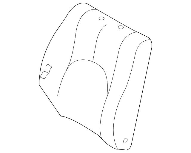 EF9488131F35 Деталь SEAT BACK COVER, RIGHT