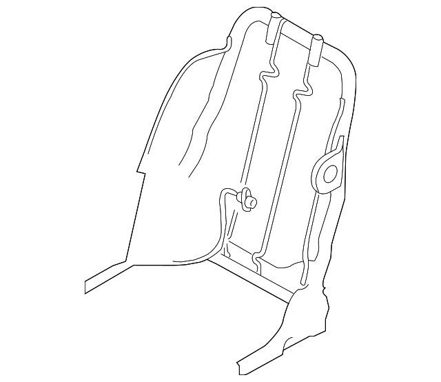 EF9188630C Деталь SEAT BACK FRAME, RIGHT