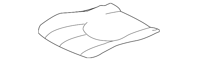 EF938811XA Деталь SEAT CUSHION PAD, RIGHT