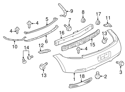 Eclipse BUMPER & COMPONENTS - REAR