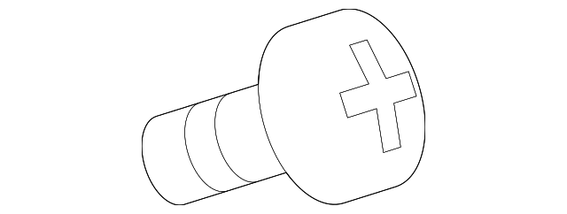 11609657 LOWER GATE TRIM SCREW