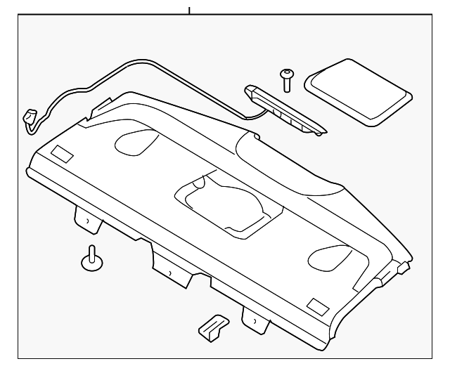 85610-3M500-BR Деталь PKG TRAY TRIM