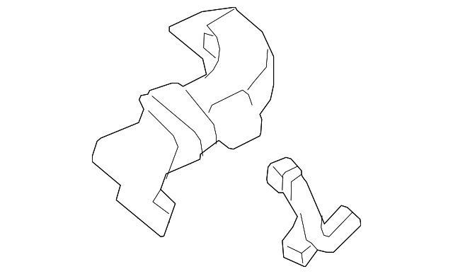 97390-A7001 Деталь DEFROSTER DUCT, RIGHT