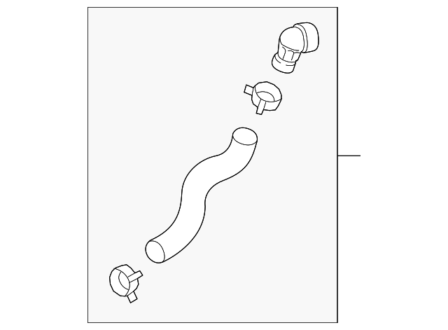 25415-C2100 LOWER HOSE