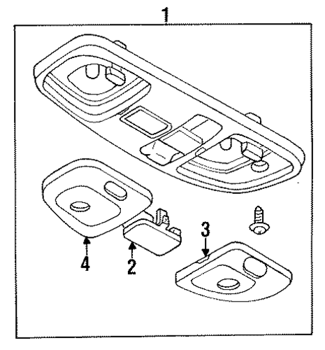 Protege OVERHEAD CONSOLE