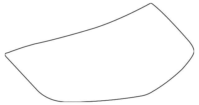 22796185 Деталь LIFT GATE GLASS
