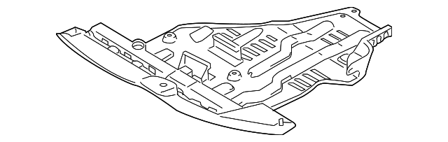 7239254L00 Деталь UNDER COVER, LEFT