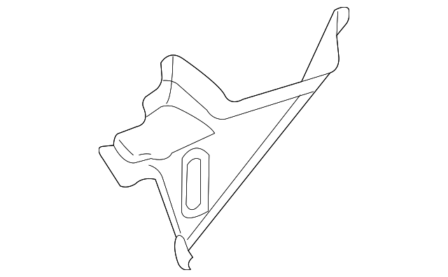 209-637-02-38 Деталь INNER WHEELHOUSE BRACE, RIGHT