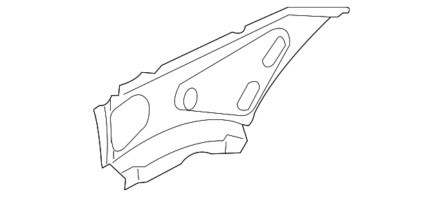 209-636-49-16 Деталь INNER WHEELHOUSE REINFORCEMENT, LEFT