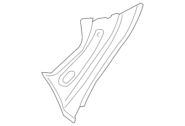 209-630-23-28 Деталь INNER WHEELHOUSE BRACE, LEFT
