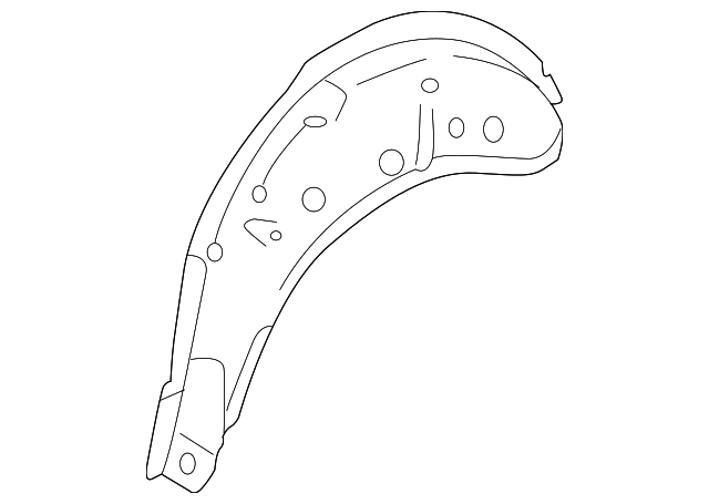 209-630-03-69 Деталь OUTER WHEELHOUSE, LEFT