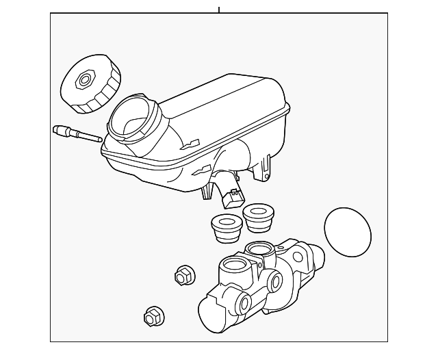 7B0614019C Деталь MASTER CYLINDER