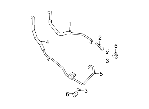 Escape TRANS OIL COOLER LINES
