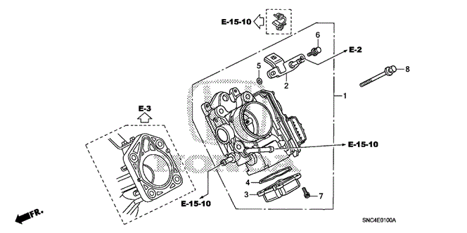 ENGINE/THROTTLE BODY for 2010 Honda CIVIC HYBRID #1