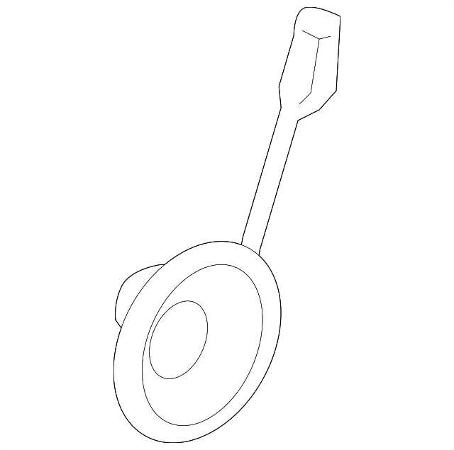 15883027 Деталь REAR SPEAKER, RIGHT
