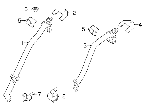 Sentra REAR SEAT BELTS