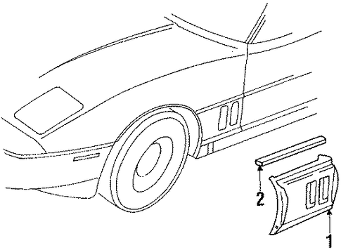 Corvette FENDER & COMPONENTS