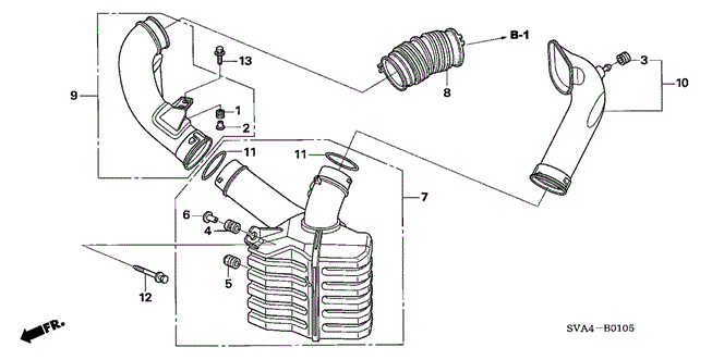 CIVIC COUPE RESONATOR CHAMBER (1.8L)