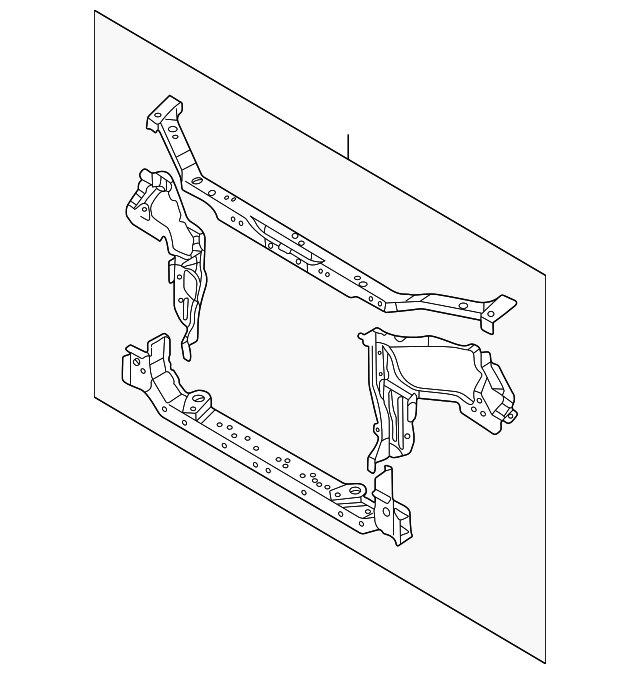 0K2NU-53100B Деталь RADIATOR SUPPORT