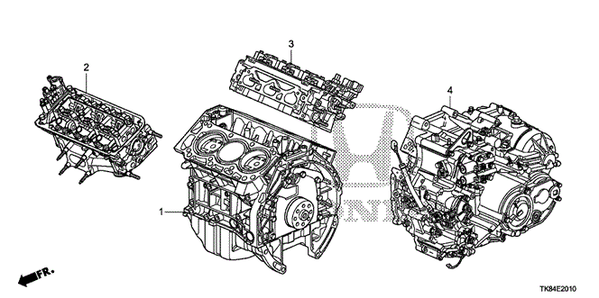 ENGINE/ENGINE ASSY. - TRANSMISSION ASSY. for 2011 Honda ODYSSEY #1