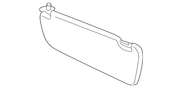 96620109 Деталь SUNVISOR, LEFT