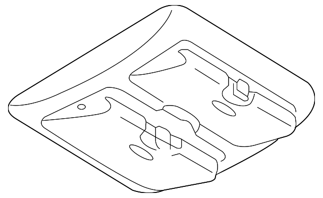 ZZCA-69-810A-32 Деталь OVERHEAD CONSOLE