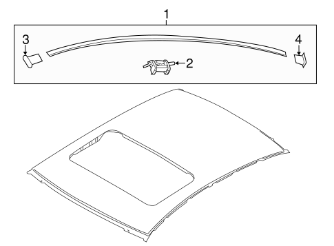 Forte Koup EXTERIOR TRIM - ROOF