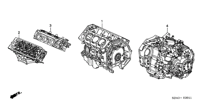 TL ENGINE ASSY. - TRANSMISSION ASSY.