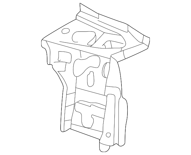 64315-AA010 Деталь PKG TRAY SUPPORT REINFORCEMENT, LEFT