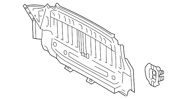 58307-06040 Деталь PANEL BELOW LID