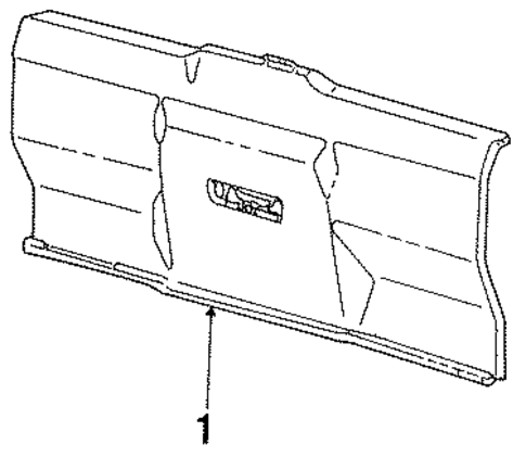Lancer INTERIOR TRIM - REAR BODY