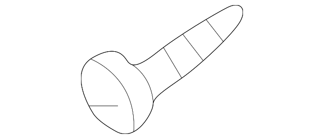9XB0658336 Деталь LOWER RETAINER SCREW