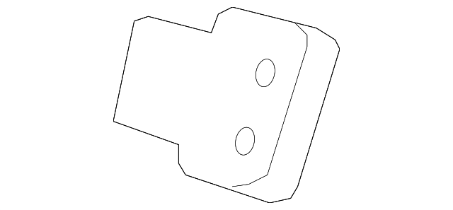 20875238 Деталь INNER WHEELHOUSE RETAINER, RIGHT