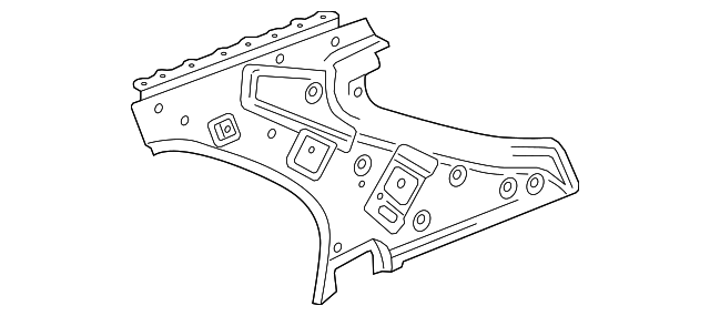 20901815 Деталь UPPER PANEL, LEFT