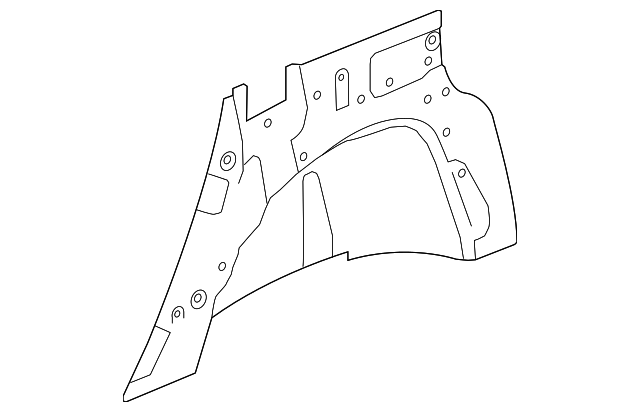 23229568 Деталь INNER WHEELHOUSE, LEFT