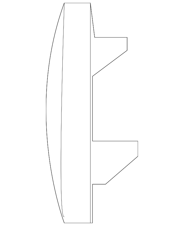 4H0-955-281-C-GRU Деталь CAP, LEFT