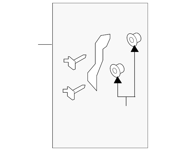 4H0-807-132-C Деталь RETAINING STRIP, RIGHT