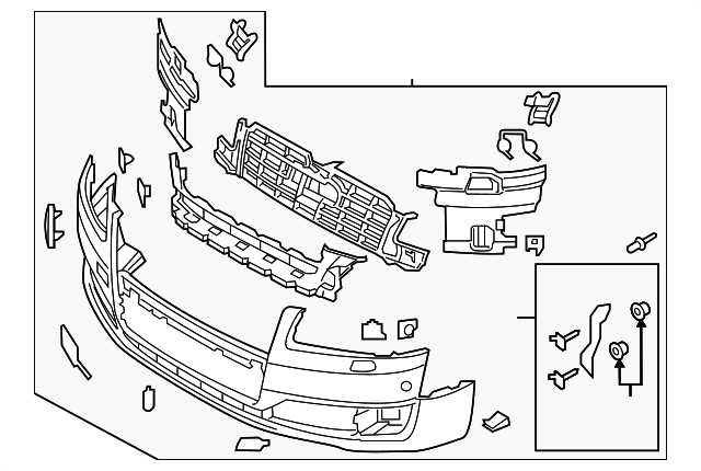 4H0-807-065-L-GRU Деталь BUMPER COVER