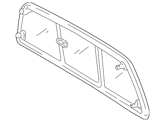 64810-0C021 Деталь BACK GLASS