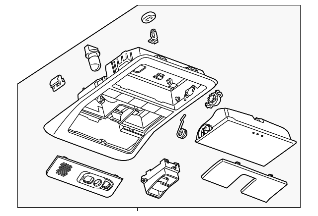 22966691 OVERHEAD CONSOLE