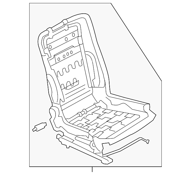 87105-1KA2A Деталь SEAT FRAME