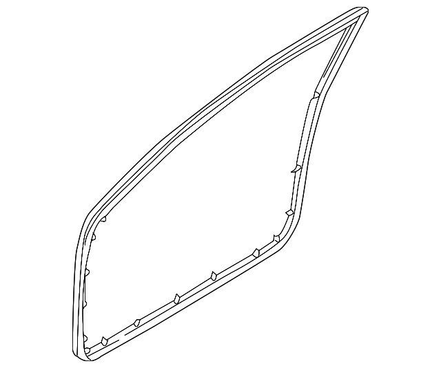 80831-8J000 Деталь DOOR W'STRIP, LEFT