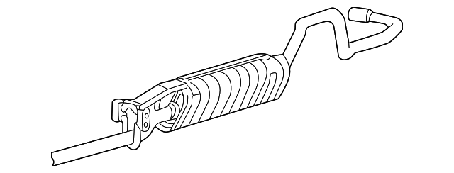 1F62-40-500 Деталь MUFFLER & PIPE