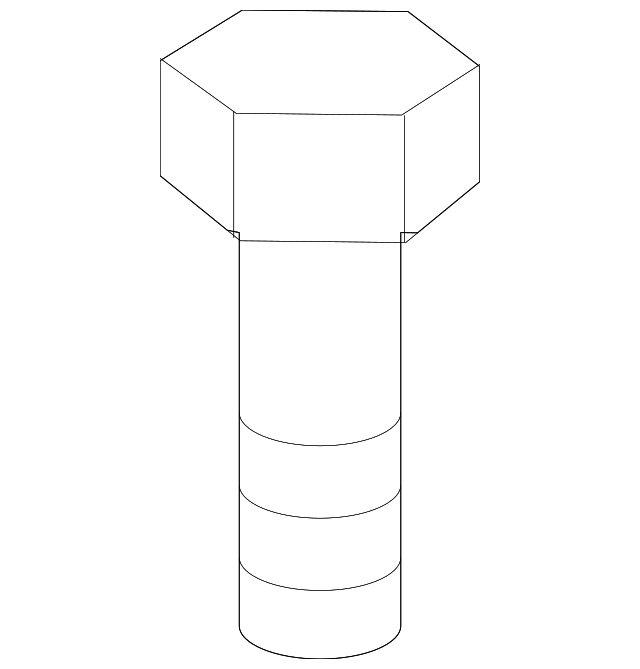 1811686Z00 Деталь EGR VALVE BOLT